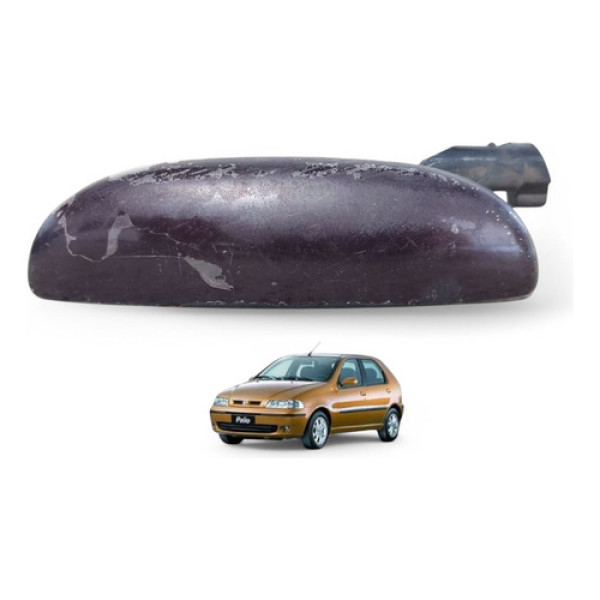 Maçaneta Externa Dianteira Esquerda Palio Siena 2000 A 2003 Bordô Dianteira