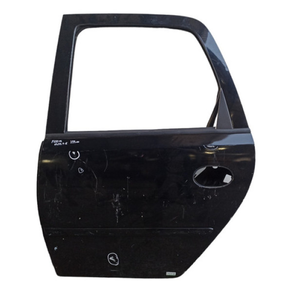 Porta Traseira Esquerda Chevrolet Meriva 2002/12 Original Traseira Esquerdo Preto