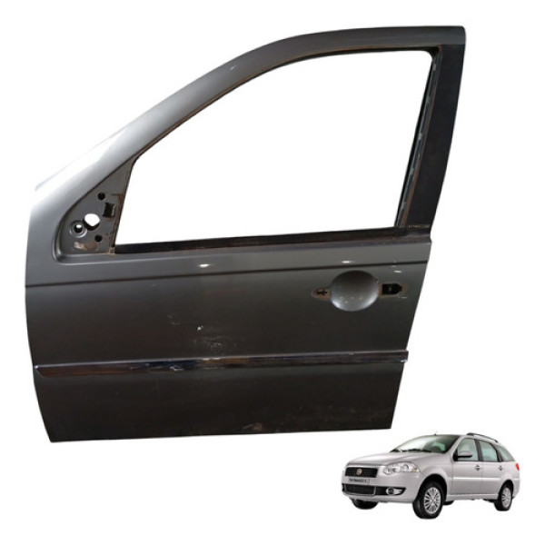 Porta Dianteira Esquerda Palio Weekend Siena Elx 2008 A 2012 Dianteira Esquerdo Prata