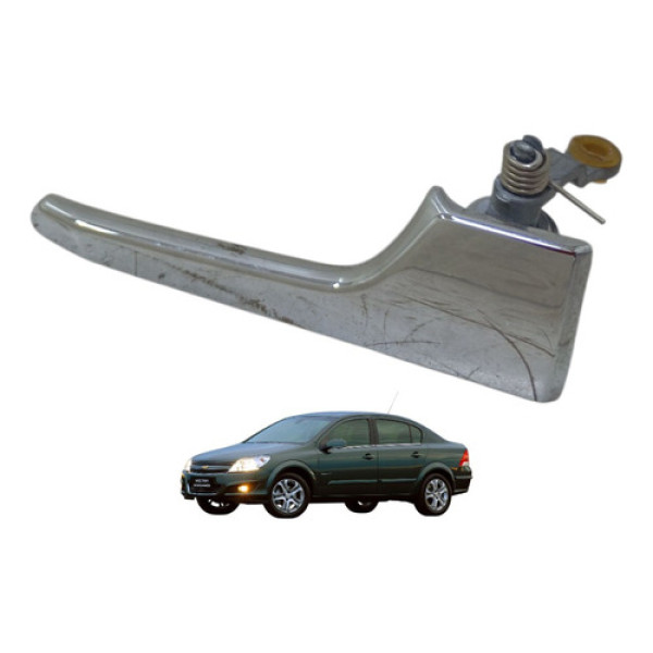 Maçaneta Tras Vectra Direita 2007 2008 2009 2010 2011 Cromado Traseira