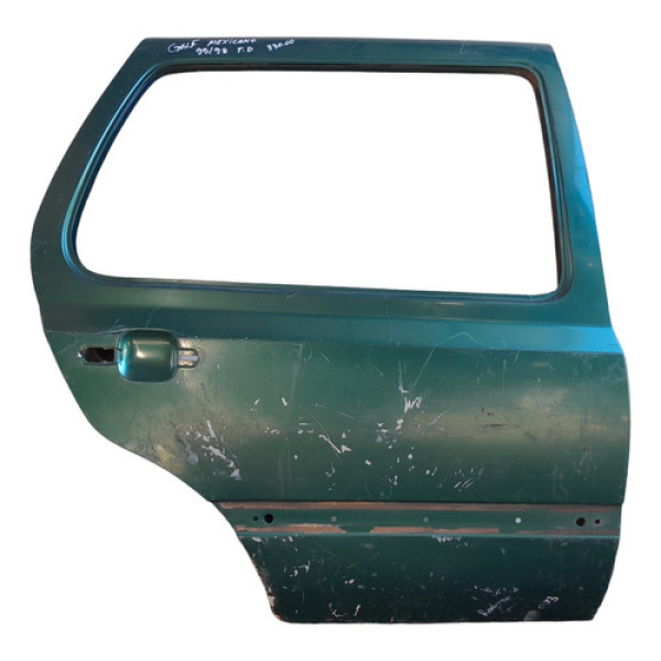 Porta Traseira Direita Volkswagen Golf Mexicano 95/98 Traseira Direita Verde