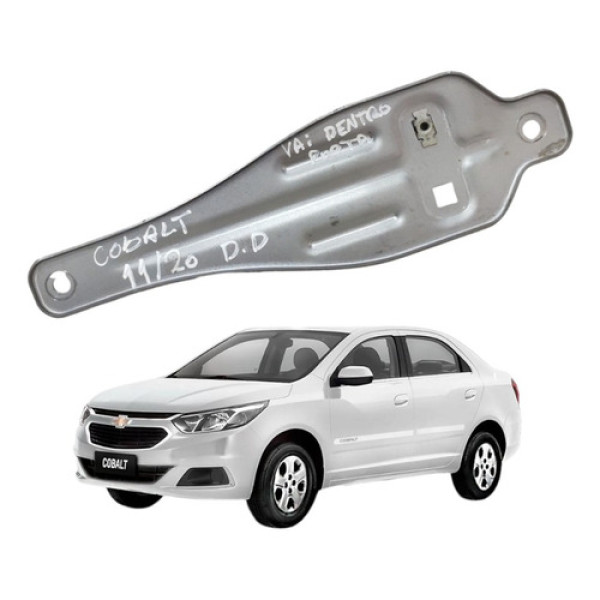 Suporte Guia Forro Porta Dianteira Direita Cobalt 2011 A 20 Prata