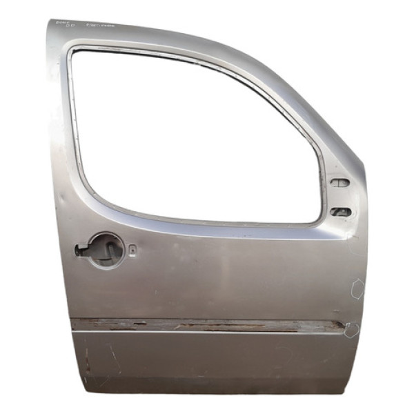Porta Dianteira Direita Fiat Doblo Para Recuperar  Prata Direito Dianteira