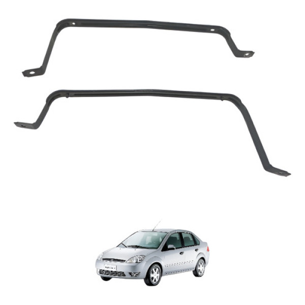 Par Cinta Tanque Combustível Fiesta Rocam 2004/2012 Original