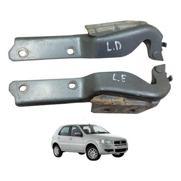 Par Dobradiças Capô Palio Siena Strada 2009 2010 2011 2012 