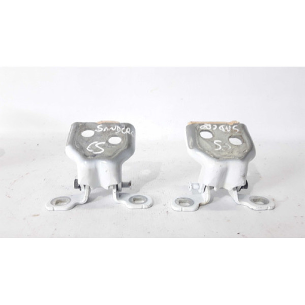 Dobradiças Porta Dianteira Esquerda Sandero/logan 15/20