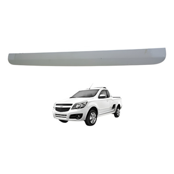 Friso Moldura Tampa Traseira Montana 2011 A 2019 Original Branco