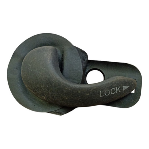 Maçaneta Interna Dianteiro Esquerdo Palio Siena 1996/2003 Preto Dianteira