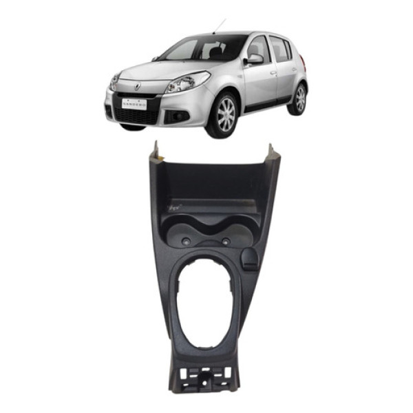 Moldura Console Câmbio Sandero 2007 A 2013 8200532266