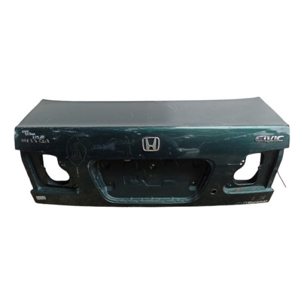Tampa Traseira Honda Civic 1997 1998 1999 2000  Verde