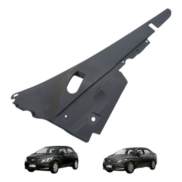 Moldura Soleira Traseira Esquerda Onix Prisma 2012 A 2019