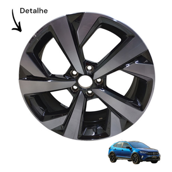 Roda Nivus Highline Aro 17 5 Furos 2018 2019 2020 A 2024 Preto