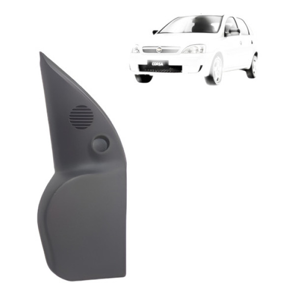 Moldura Int Retrovisor Esquerdo Corsa Maxx 2003 A10 24457137 Preto