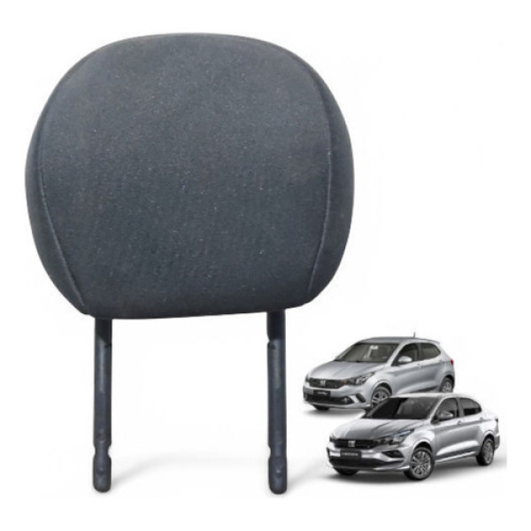 Apoio Encosto Cabeça Banco Traseiro Argo Cronos 2017 A 2023 Preto