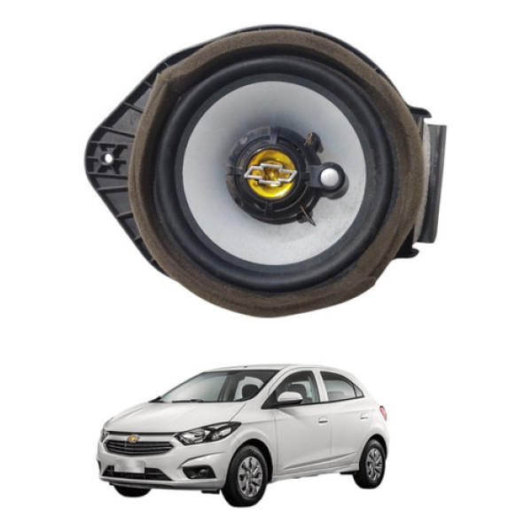 Auto Falante Porta Traseira Direita Onix Prisma 2013 A 2021 Preto