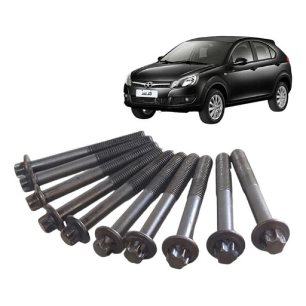 Kit Parafuso Mancal Jac J3 1.4 2011 2012 2013 2014 Original