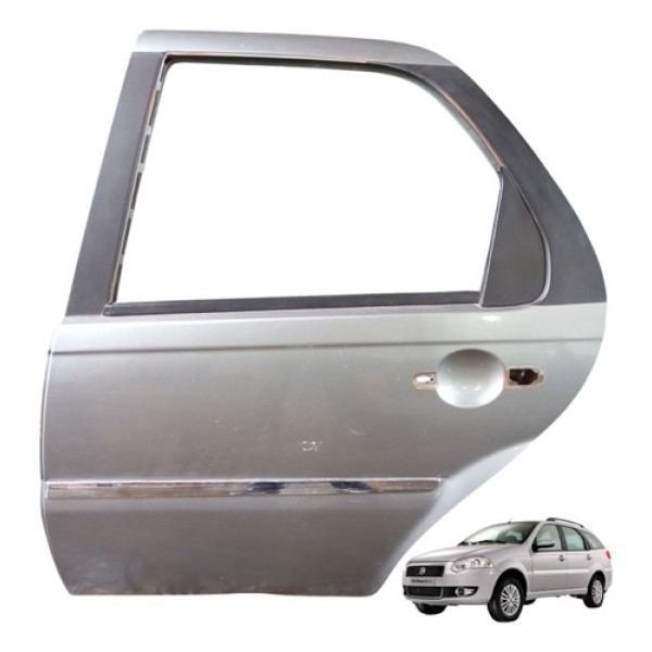 Porta Traseira Esquerda Palio Weekend Siena Elx 2008 A 2012  Traseira Esquerdo