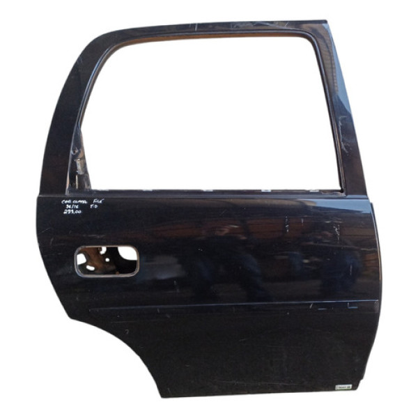 Porta Traseira Direita Corsa Classic 1996/2016 Filé Original Traseira Direito Preto