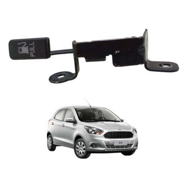 Puxador Abertura Portinhola Tanque Ford Ka 2015 A 2018