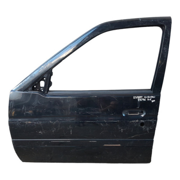 Porta Dianteira Esquerda Ford Escort Europeu 93/96 Original Dianteira Esquerdo Preto