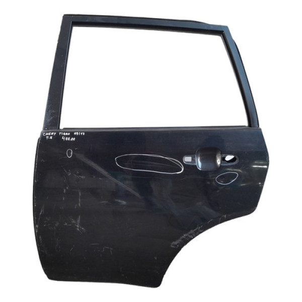 Porta Traseira Esquerda Chery Tiggo 2009 A 2012 Traseira Esquerdo Preto