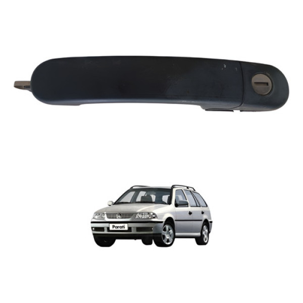 Maçaneta Externa Gol G3 G4 4 Portas Dianteira Sem Chave Orig Preto Dianteira