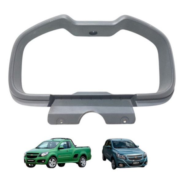  Moldura Painel Velocímetro Gm Agile E Montana  2009 A 2016 Preto