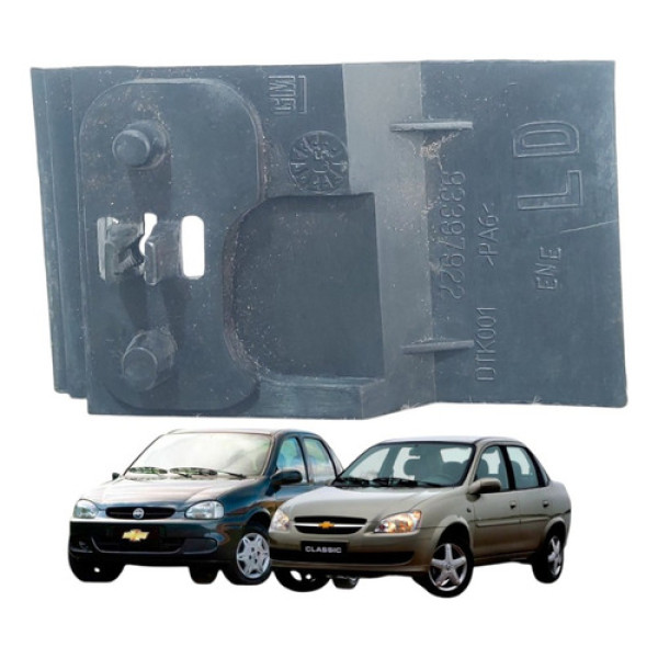 Guia Parachoque Traseiro Direito Classic  1996 A 2016