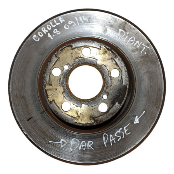 Disco De Freio Dianteiro Corolla 2009 A 2014 Dar Passe