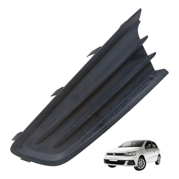 Moldura Farol Milha Lado Esquerdo Gol G6 G7 2013 A 2018 Preto Esquerdo
