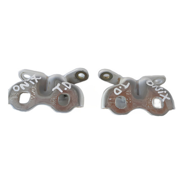 Par Dobradiça Traseiro Direto Ônix 1.4 8v 2018/19 Original