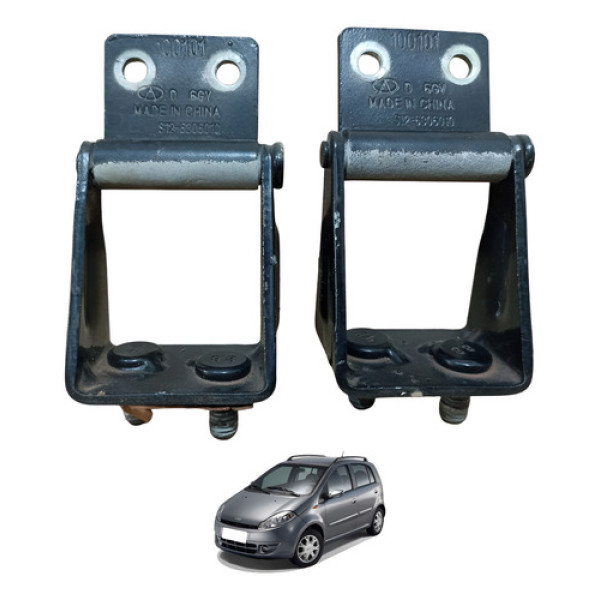 Par Dobradiça Tampa Chery Face Tras 2010 2011 2012 2013 2014