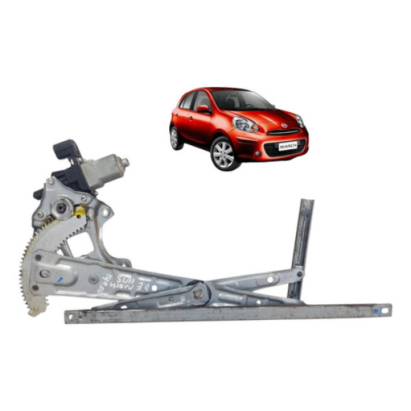 Maquina Vidro Elétrico Dianteiro Esquerdo March 2011 A 2015