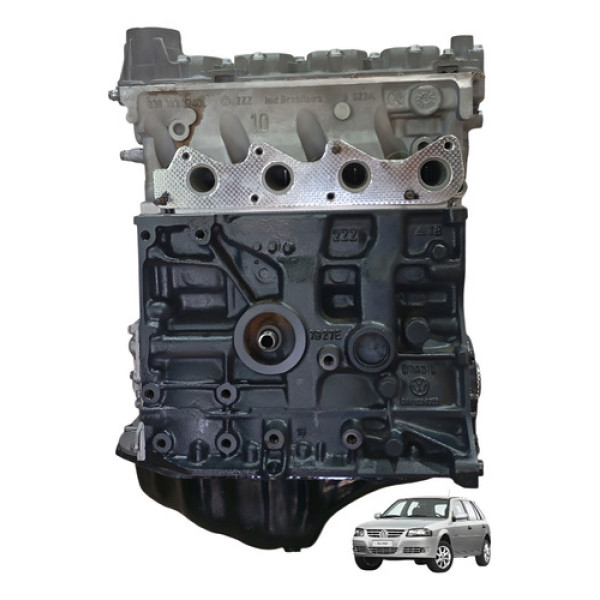 Motor Parcial Gol G4 1.0 Flex 75cc 2006 A 2012 Retificado