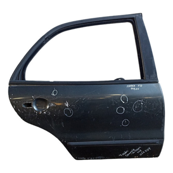 Porta Traseira Direita Fiat Marea Com Detalhes  Traseira Direito Cinza