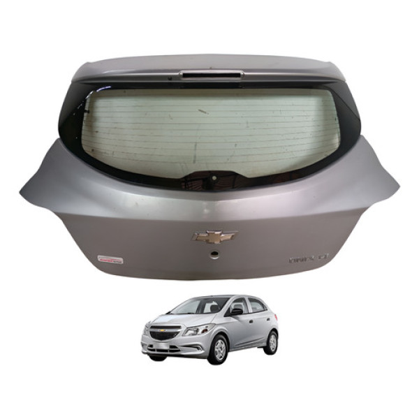 Tampa Traseira Onix 2012 2013 2014 2015 2016 Com Furo Chave Branco