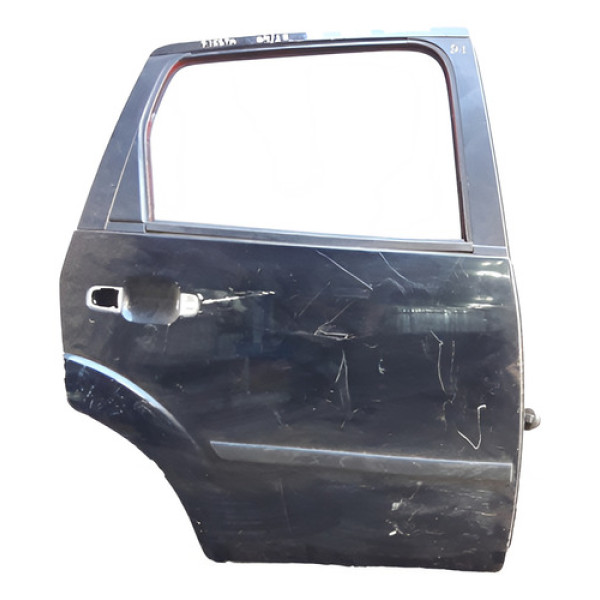 Porta Traseira Direita Fiesta Original 04/12 Repintada Preta