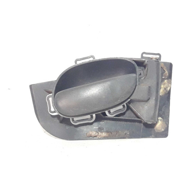 Maçaneta Int Traseira Direita Peugeot 206 9623798077 25326 Preto Traseira
