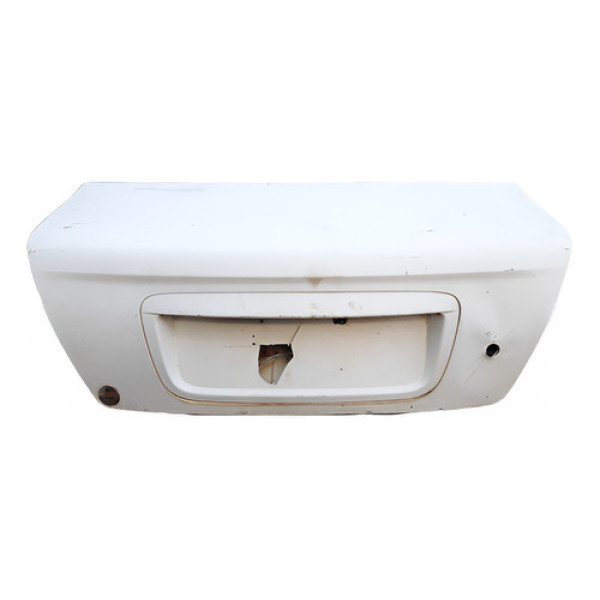 Tampa Traseira Fiat Siena Branco C Avaria Original