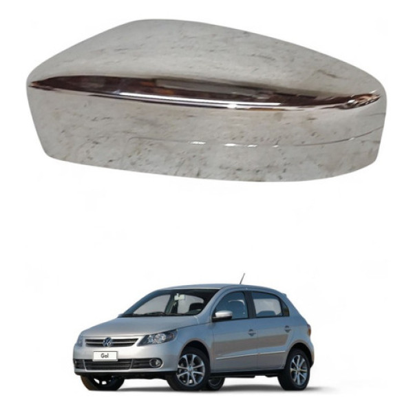 Capa Cromada Retrovisor Esquerdo Gol Saverio Voyage G5 Cromado
