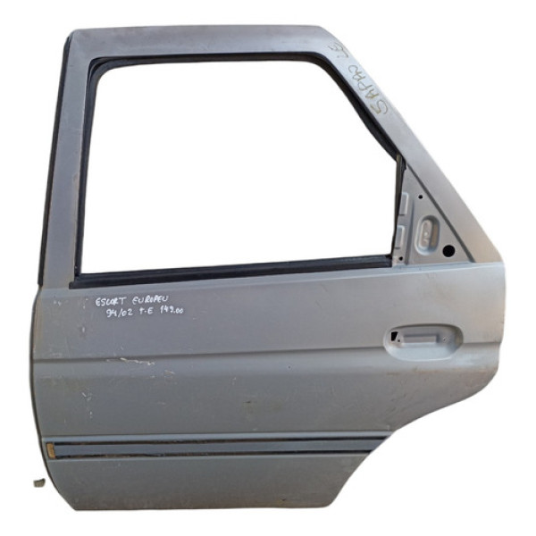 Porta Traseira Esquerda Ford Escort Europeu 94/02 Original Traseira Esquerda Prata