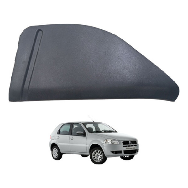 Moldura Interna Retrovisor Esquerdo Palio Siena Strada 09/12 Preto