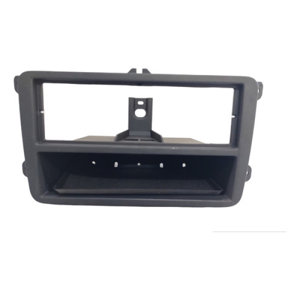 Moldura Painel Central Radio Gol 17 A 23 5u0857058 Preto