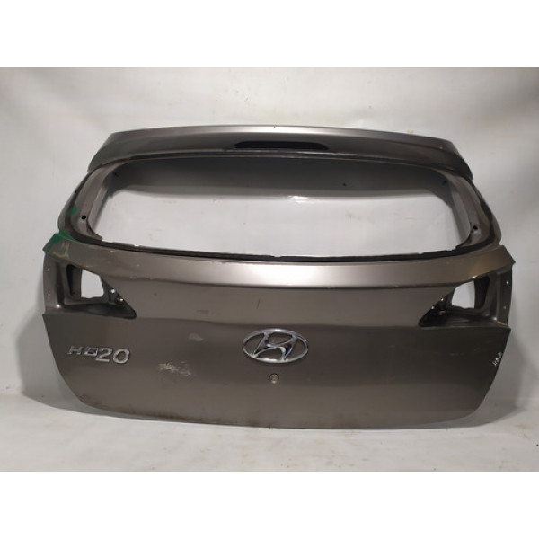 Tampa Traseira Hb20 2012 13 14 15 C Miolo Chave P/ Recuperar