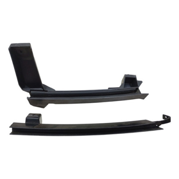 Par Canaleta Guia Vidro Porta Tras Esquerda Onix 2012 A 2019 Preto