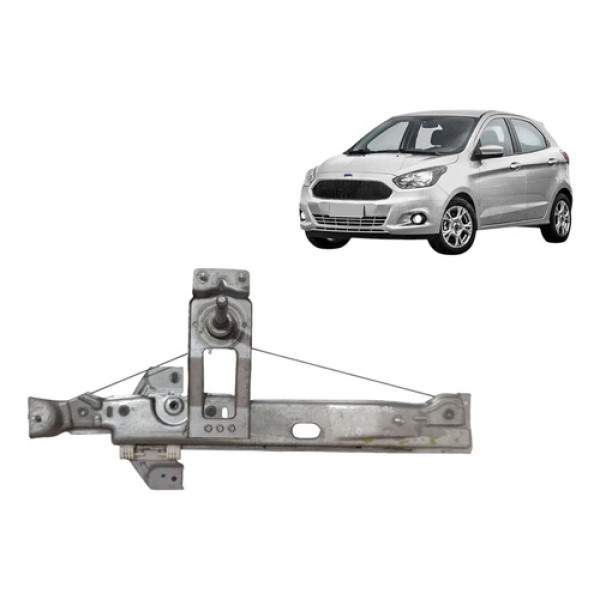 Maquina Vidro Manual Traseiro Direito Ford Ka 2014 A 2019
