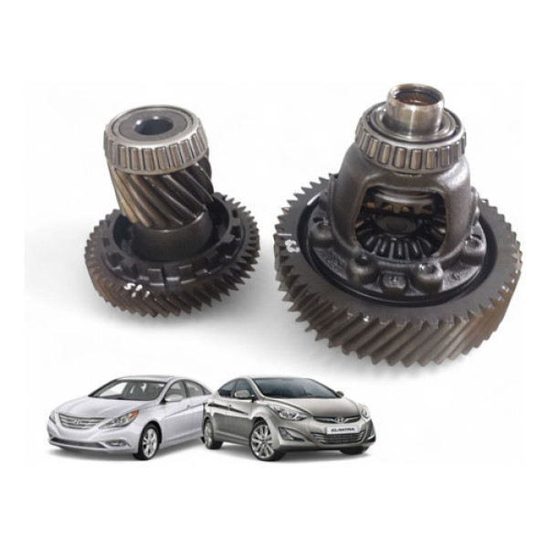 Coroa Pinhão 53x51caixa Satélite Cambio A6mf1 Sonata Elantra