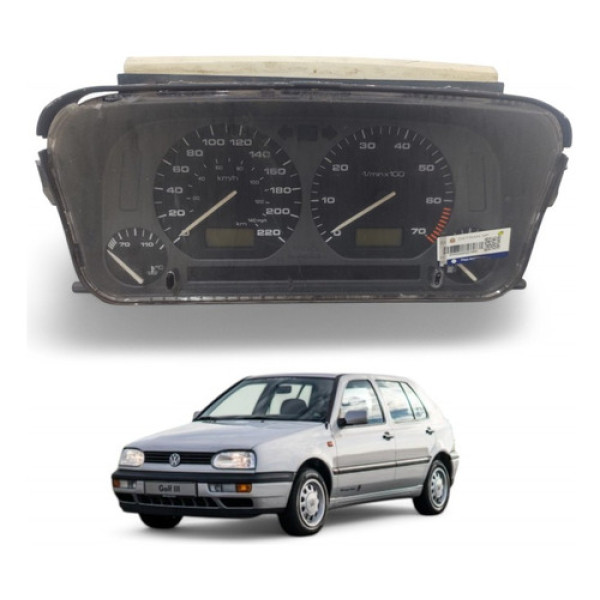 Painel Velocímetro Vw Golf 1994 A 1999 3024001844 Preto