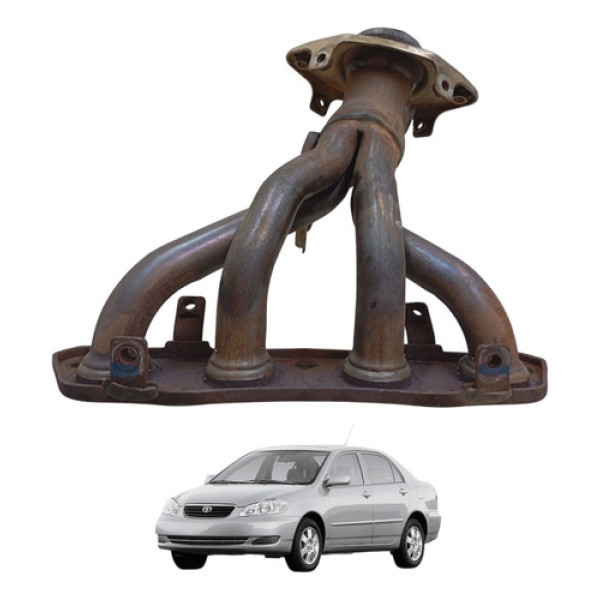 Coletor Escapamento Corolla 1.8 2003 2004 2005 2006 A 2008