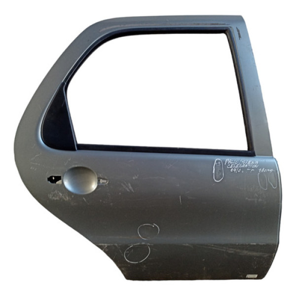 Porta Traseira Direita Fiat Palio Siena Celebration 04/08 Traseira Direito Prata